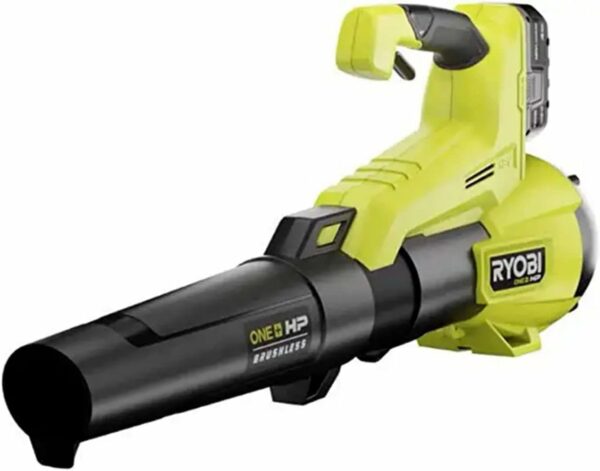 RYOBI ONE+ HP 18V Brushless 110 MPH 350 CFM Cordless Variable-Speed Jet Fan Leaf Blower w/ 4.0 Ah Battery and Charger - For Sale - Price