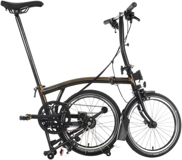 Brompton C Line 6 Speed Folding Bike - Black Lacquer - For Sale - Price - Image 3