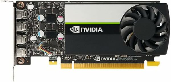 PNY T1000 Professional Graphics Card 8GB DDR6 896 Cores 4 miniDP Low Profile (Bracket Included) OEM (Brown Box) - For Sale - Price - Image 5