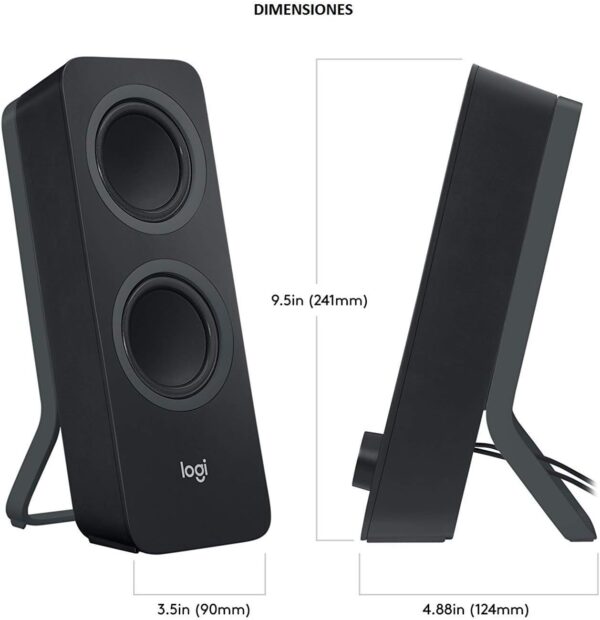 Logitech Z207 2.0 Stereo Computer Speakers with Bluetooth - For Sale - Price - Image 2