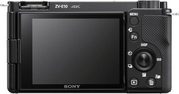 Sony Alpha ZV-E10 - APS-C Interchangeable Lens Mirrorless Vlog Camera Kit - Black - For Sale - Price - Image 4