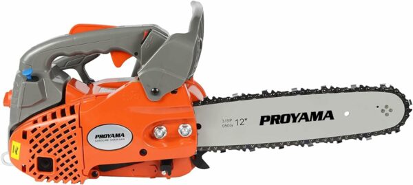 PROYAMA 26CC 2-Cycle Top Handle Gas Powered Chainsaw 12 Inch Petrol Handheld Cordless Chain Saw for Tree Wood Cutting - For Sale - Price - Image 5