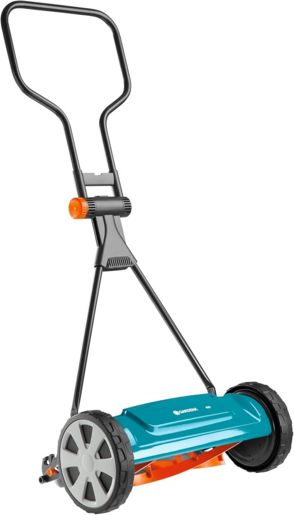 GARDENA (4018) Classic 16" Reel Lawn Mower with 5 Blades. Perfect Cut Every time for meticulous Yards. Eco-Friendly, Made in Europe - For Sale - Price - Image 3