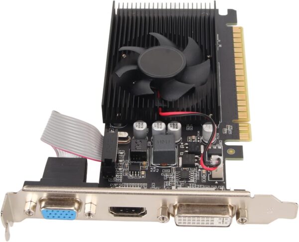 EBTOOLS GT610 Graphics Card, 2GB 64bit DDR3 Computer Gaming Graphics Card, DVI VGA, PCI Express 1.1 x 16, Single Cooling Fan, for Computer Desktop - For Sale - Price - Image 7