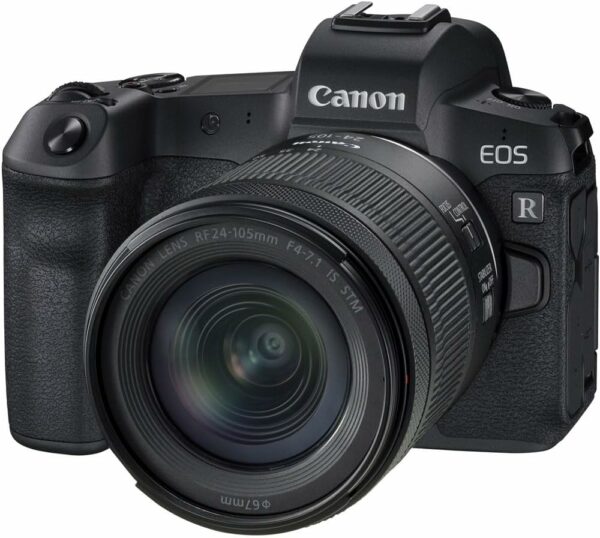 Canon EOS R Mirrorless Camera with 24-105mm f/4-7.1 Lens (3075C032) + Canon EF 50mm Lens (0570C002) + Canon Mount Adapter + 64GB Card + Filter Kit + Wide Angle Lens + Color Filter Kit + More (Renewed) - For Sale - Price - Image 2