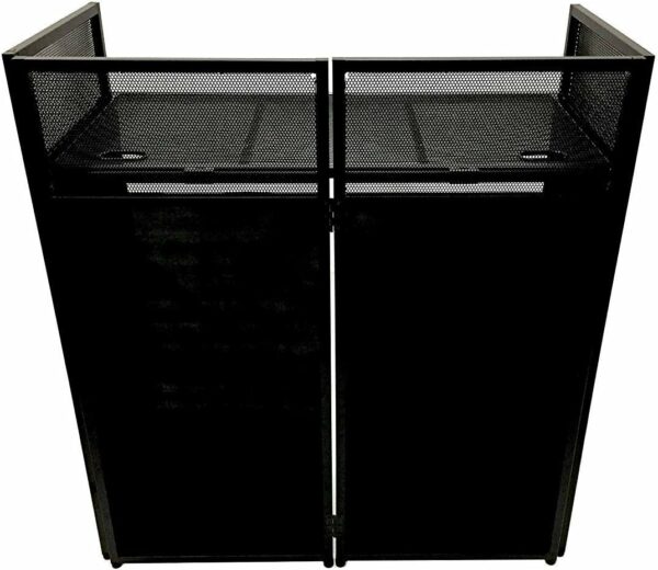 DJ Event Facade White/Black Scrim Metal Frame Booth + 20" x 40" Flat Table Top Includes Both White and Black Panels + Carrying Cases! - For Sale - Price - Image 4