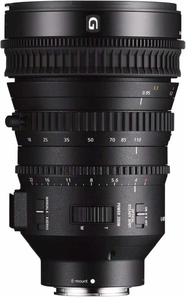 Sony SELP18110G 18-110mm f/4-22 Fixed Zoom Camera Lens, Black - For Sale - Price