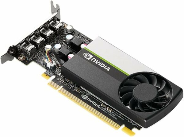 PNY T1000 Professional Graphics Card 8GB DDR6 896 Cores 4 miniDP Low Profile (Bracket Included) OEM (Brown Box) - For Sale - Price - Image 3