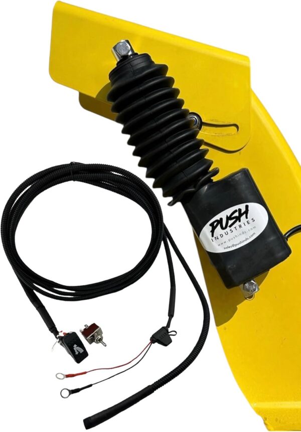 Push Industries 118.507 Powered Snow Blower Actuator Chute Deflector Control Kit - Designed for Deere, 47", 54", & 60" Snow Blowers (Complete Wire Harness w/Toggle & Rocker inc.)