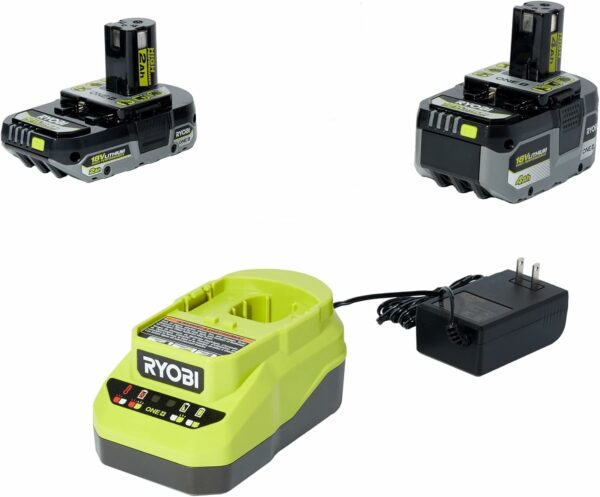 Ryobi ONE+ PSK106SB Starter Kit with 2Ah Battery, 4Ah Battery, and Charger - For Sale - Price