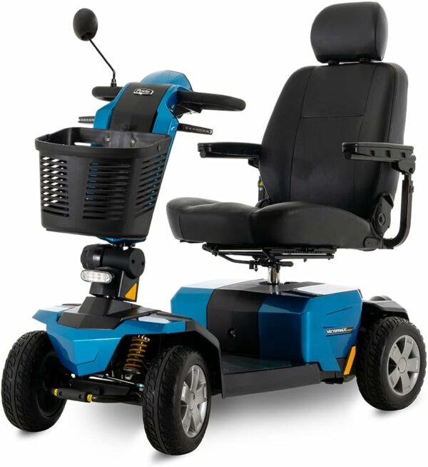 Pride Mobility Victory LX Sport 4 Wheel Scooter (Ocean Blue, 20" x 20" Seat) - For Sale - Price - Image 2