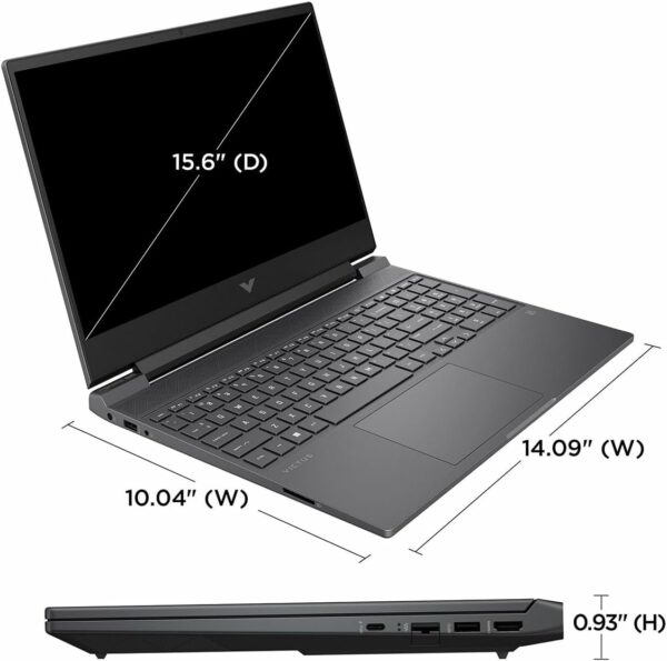 HP Victus 15 Gaming Laptop, 15.6" FHD 144Hz Display, AMD Ryzen 5 7535HS, 32GB DDR5 RAM, 1TB PCIe M.2 SSD, NVIDIA GeForce RTX 2050, HDMI, Webcam, Backlit Keyboard, Wi-Fi 6, Windows 11 Home, Silver - For Sale - Price - Image 5