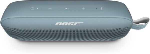 Bose SoundLink Flex Bluetooth Speaker, Portable Speaker with Microphone, Wireless Waterproof Speaker for Travel, Outdoor and Pool Use, Stone Blue - For Sale - Price - Image 4