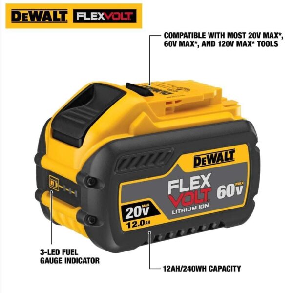 Dewalt DCB609 20V/60V MAX FLEXVOLT 9 Ah Lithium-Ion Battery - For Sale - Price - Image 5