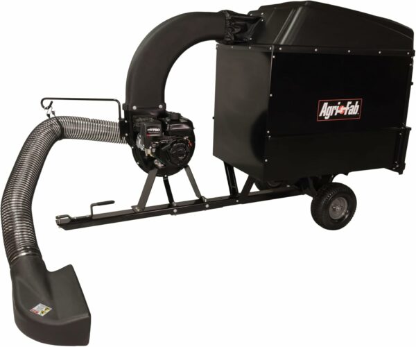 Agri-Fab 45-0631 Large Capacity 32 CU FT Hard Top Mow- N-Vac, Tow Behind Lawn Vacuum, Leaf Vacuum, Gas Powered, Easy Foot Pedal Dumping - For Sale - Price