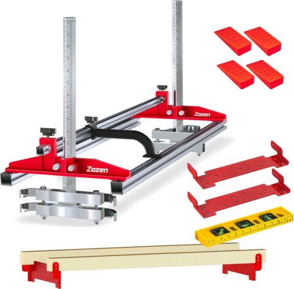 Zozen Chainsaw Mill with Lumber Guide Brackets, Portable Sawmill Kit - Can be Assembled into 3 sizes for Independent Use, Suitable for 14-36" Planking Milling Bar, A Perfect Match Cutting Guide Set. - For Sale - Price