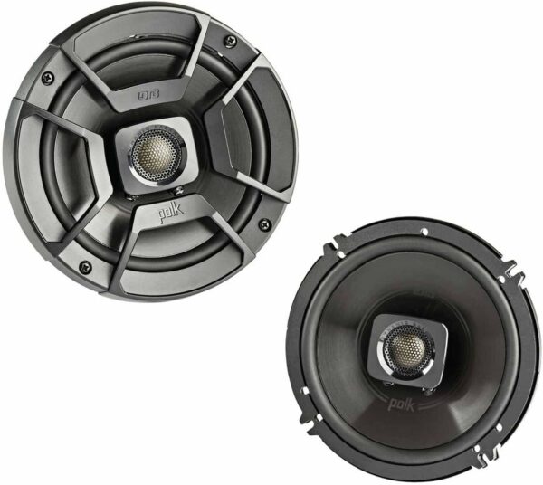 Polk Audio DB652 DB+ Series 6.5" Coaxial Speaker for Car & Marine, 2-Way Boat & Car Audio Speaker, 40-22kHz Frequency Response, Polypropylene Woofer Cone & 3/4" Silk Dome Tweeter, Black - For Sale - Price