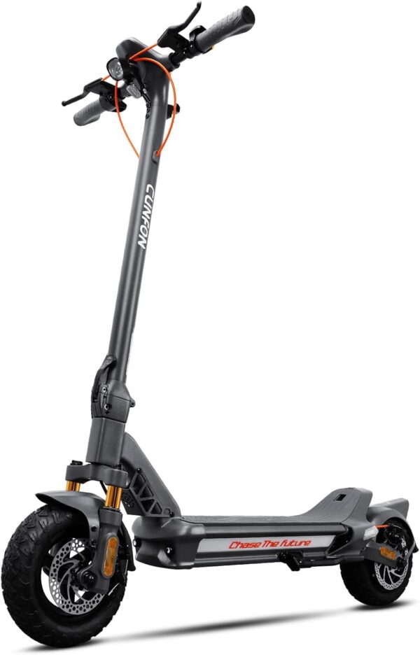 Electric Scooter Adults, 1200W Motor, MAX 50 Miles Long Range & 31 mph Top Speed, with 10.5" Off Road Tires, Dual Brake & Dual Suspension Commuting E-Scooter - For Sale - Price - Image 2