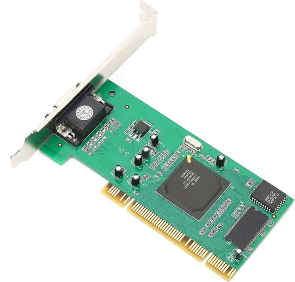 PCI Graphics Card, 8MB 32Bit VGA Card, Computer Multi Display Fit for for ATI Rage XL, 32Bit PCI VGA Video Card, Two Notch, Compatible with 64 bit PCI X Slot - For Sale - Price