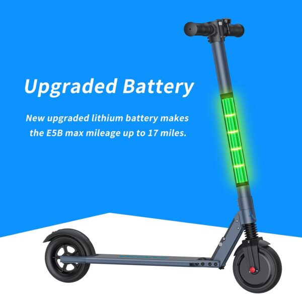 Caroma Electric Scooter, 500W/350W/250W Motor, 15.5-25 Miles Range & 20/15.5 Mph, 9" Solid Tires Electric Scooter for Adults, Foldable Commuting E Scooter for Adults with Dual Braking System - For Sale - Price - Image 5