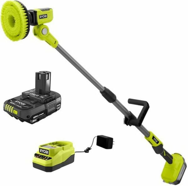 RYOBI Cordless ONE+ TELESCOPING Power Scrubber KIT - For Sale - Price