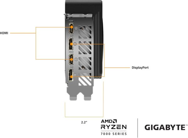 GIGABYTE Radeon RX 7800 XT Gaming OC 16G Graphics Card, 3X WINDFORCE Fans 16GB 256-bit GDDR6, GV-R78XTGAMING OC-16GD Video Card - For Sale - Price - Image 10