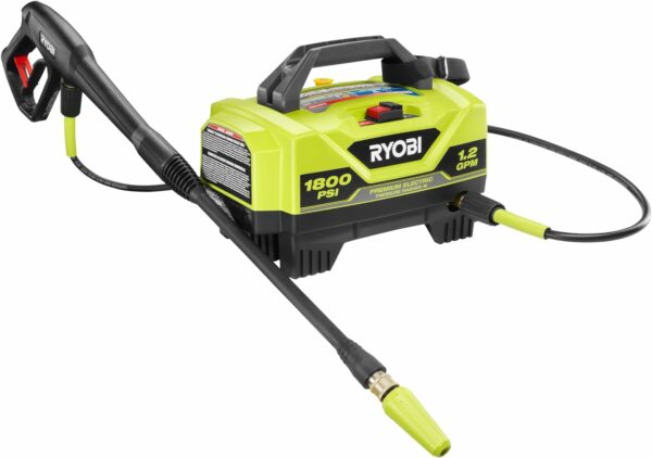 RYOBI 1,800 PSI 1.2 GPM Electric Pressure Washer, RY141820VNM - For Sale - Price - Image 5