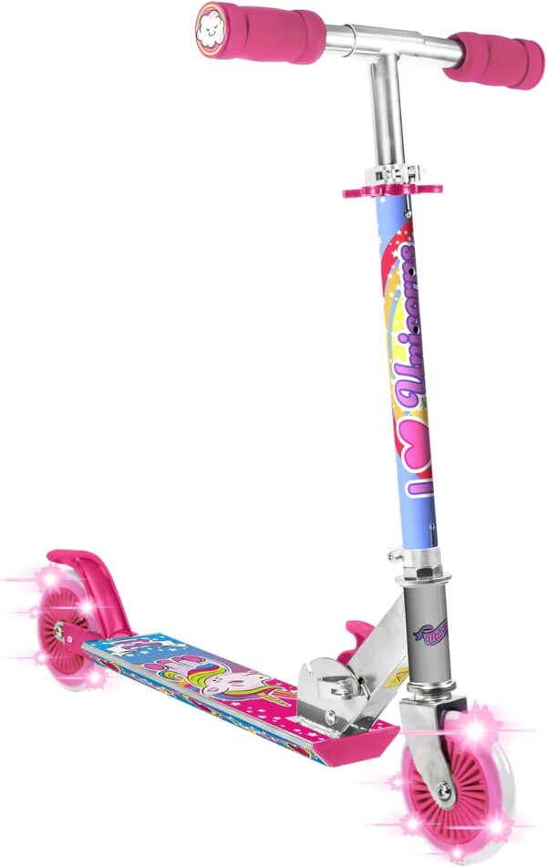 Ozbozz Unicorn Magical Sparkles Scooter with Flashing Wheels - For Sale - Price