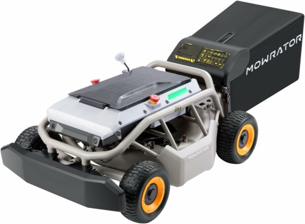 Remote Control Lawn Mower S1 4WD 18Ah, Robot Lawn Mower No Wire with 1.5-4.3 Inch Cutting Height 21 Inch Cutting Width, Robotic Lawn Mower for 75% Slope(37°) with Mowing 1.12 Acres - For Sale - Price