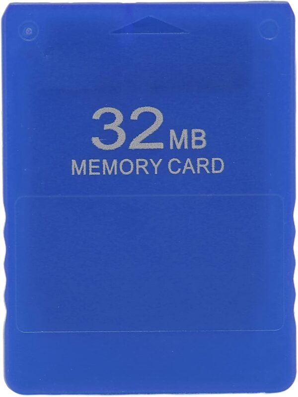 Memory Card for PS2, 32MB High Speed Game Memory Card Plug and Play FMCB1.966 External Data Card for 2 PS2 Game Console(Blue), Price For Sale