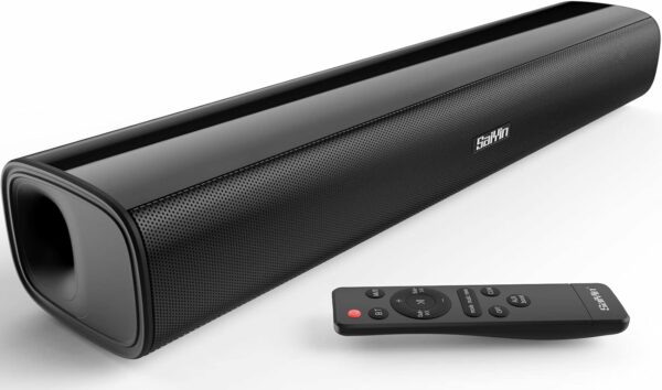 Saiyin Sound Bars for TV, 40 Watts Small Soundbar for TV,Surround Sound System TV Sound Bar Speakers with Bluetooth/Optical/AUX Connection for PC/Gaming/Projectors,17inch - For Sale - Price