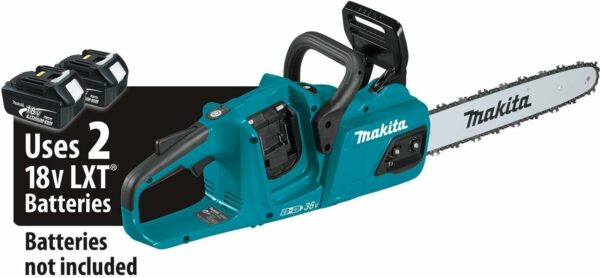 Makita XCU07Z 18V X2 (36V) LXT Lithium-Ion Brushless Cordless 14" Chain Saw, Tool Only, Teal - For Sale - Price - Image 2