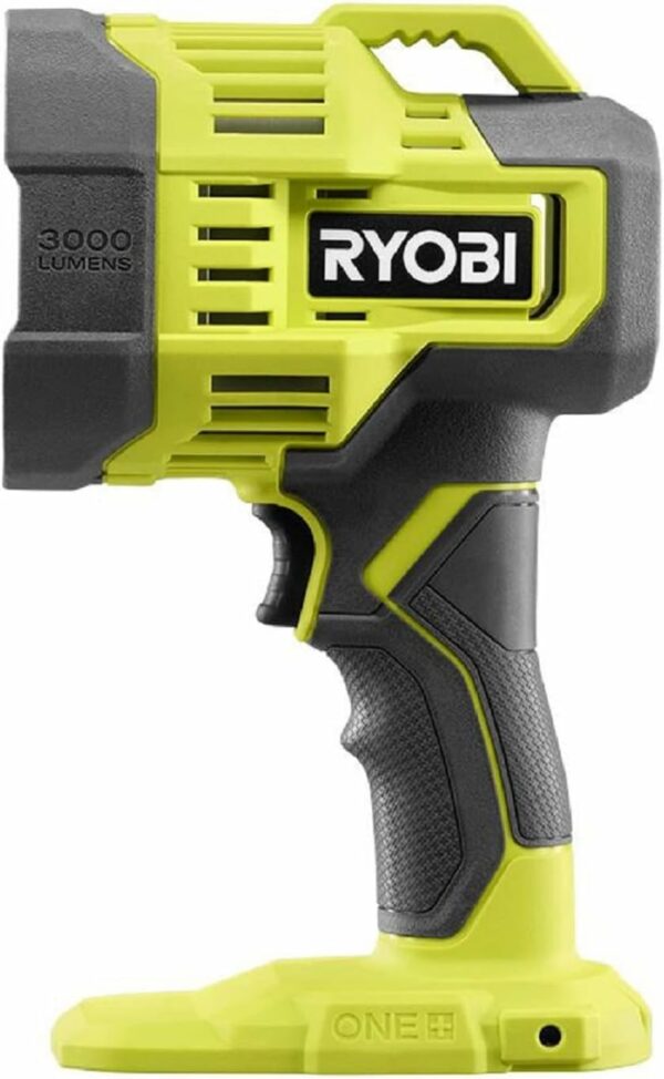 RYOBI 18V ONE+ LED Spotlight 650 Yard Beam Distance, PCL661B - For Sale - Price - Image 2