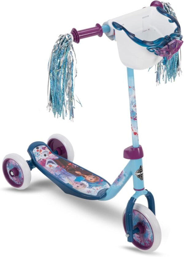 Huffy Disney and Marvel Toddler Kids 3-Wheel Scooters, Multiple Color Options, Ages 3+ Years Old, Durable Steel Frame, Portable, Girls/Boys, Non-Slip Deck, Character Graphics - For Sale - Price