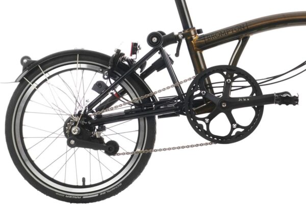 Brompton C Line 6 Speed Folding Bike - Black Lacquer - For Sale - Price - Image 6