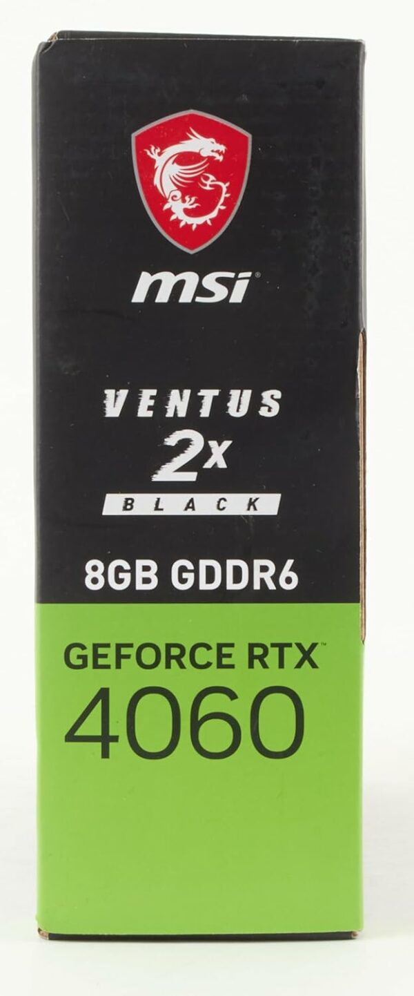 MSI GeForce RTX 4060 Ventus 2X Black 8G OC Gaming Graphics Card - 8GB GDDR6X, PCI Express Gen 4, 128-bit, 3X DP v 1.4a, HDMI 2.1a (Supports 4K & 8K HDR) - For Sale - Price - Image 10