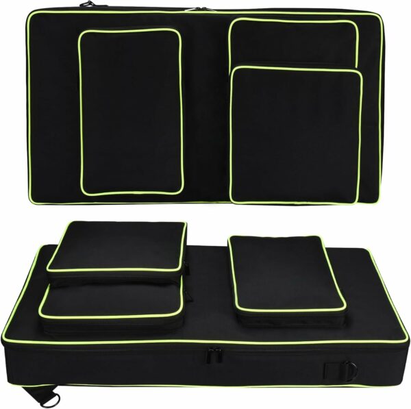 DJ Controller Case for Alpha theta ddj grv6，Pioneer DDJ FLX10,DDJ 1000, Pioneer DJ Mixer bag Thickened inner liner Anti-impact Multi-functional Party Street performance Outdoors Carrying DJ gig bag - For Sale - Price - Image 8