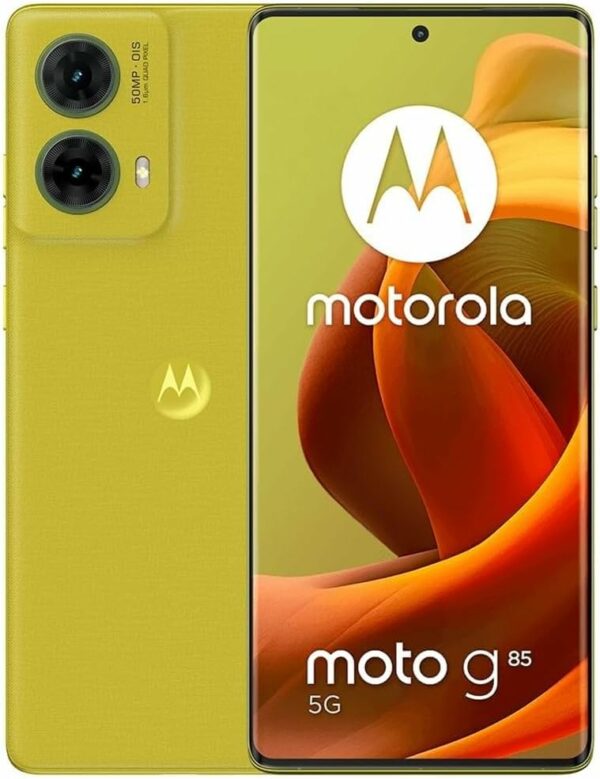 Motorola Moto G85 5G (256GB, 8GB) 6.67" 3D Curved pOLED, Android 14 (International Model Unlocked for T-Mobile Mint Tello & Global ) XT2427-1, Green - For Sale - Price