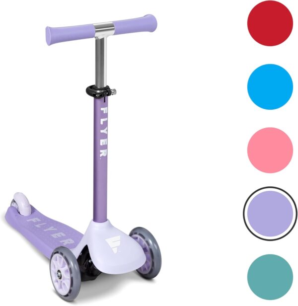 Flyer Glider Jr., Radio Flyer Lean to Steer Toddler Scooter, Purple, for Kids Ages 2-5 Years - For Sale - Price - Image 7