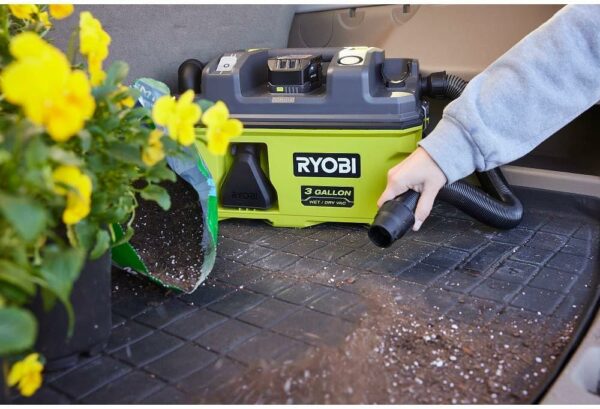 RYOBI 18V ONE+ Link 3 Gallon Wet/Dry Shop Vacuum (Bare Tool), Green - For Sale - Price - Image 3