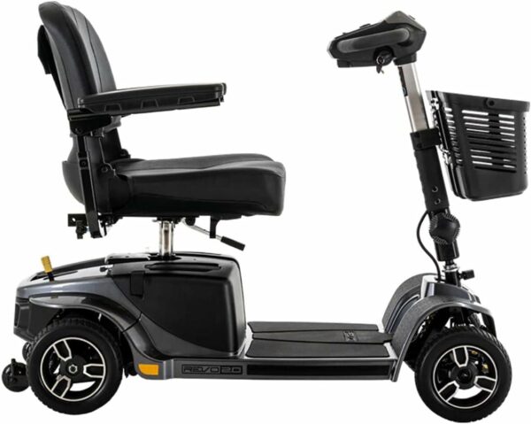 Pride Revo 2.0 4-Wheel Mobility Scooter w/Avail Ext Warr (Grey) - For Sale - Price - Image 2