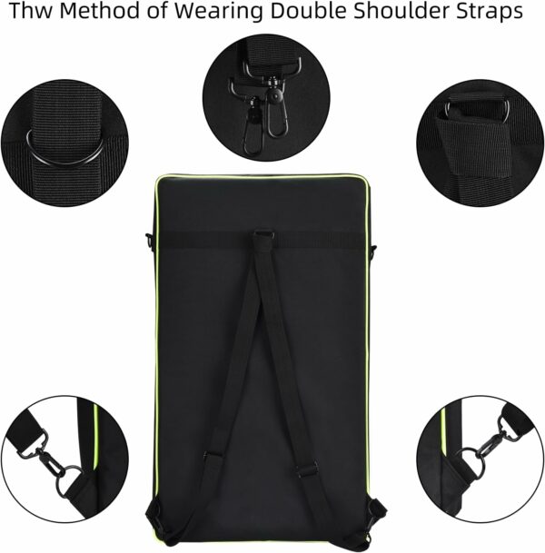 DJ Controller Case for Alpha theta ddj grv6，Pioneer DDJ FLX10,DDJ 1000, Pioneer DJ Mixer bag Thickened inner liner Anti-impact Multi-functional Party Street performance Outdoors Carrying DJ gig bag - For Sale - Price - Image 5