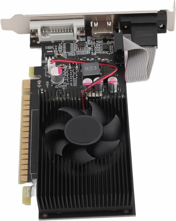 Zunate GT730 Graphics Card, 4GB GDDR3 128Bit GPU Graphics Cards, 2560X1600 Desktop Video Card for 10 11 for Linux, DVI VGA HDMI Output, PCI Express 2.0 with Fans - For Sale - Price - Image 6