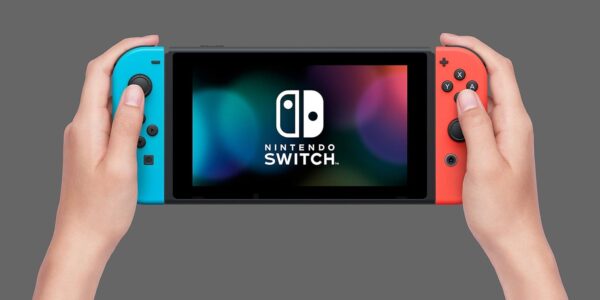 Nintendo Switch with Neon Blue and Neon Red Joy‑Con - For Sale - Price - Image 2