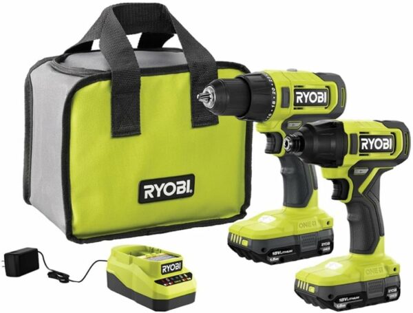 ONE+ 18V Cordless 2-Tool Combo Kit with Drill/Driver, Impact Driver, (2) 1.5 Ah Batteries, and Charger (PCL1200K2) - For Sale - Price