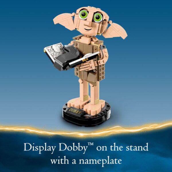 LEGO Harry Potter Dobby The House-Elf Building Toy Set, Build and Display Model of a Beloved Character from The Harry Potter Franchise, for 8 Year Old Boys' and Girls' Birthday, 76421 - For Sale - Price - Image 3