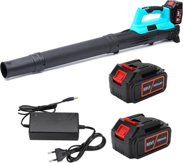 Leaf Blower, Leaf Blower with 2 Battery & Charger, Leaf Blower Cordless for Lawn, Electric Leaf Blower, Price For Sale