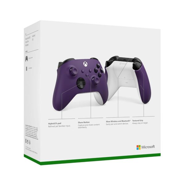 Xbox Core Wireless Gaming Controller – Astral Purple Series X|S, One, Windows PC, Android, and iOS - For Sale - Price - Image 12