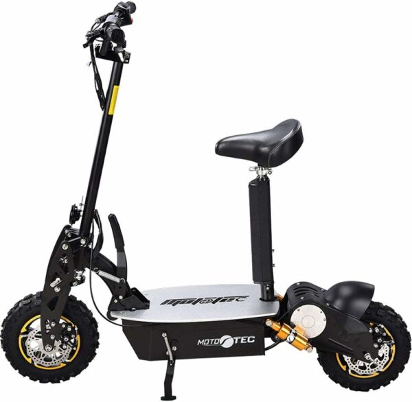 MotoTec 2000W 48V Electric Scooter Black - For Sale - Price - Image 2