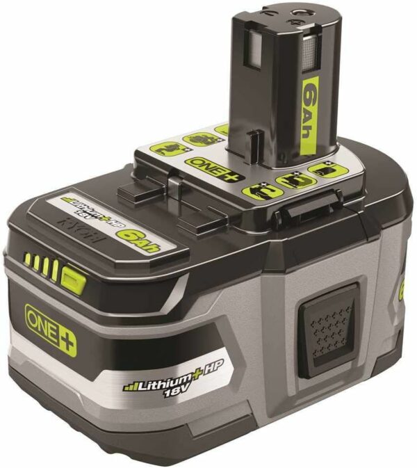 Ryobi P193 18 Volt 6.0 Ah ONE+ Lithium-Ion LITHIUM+ HP High Capacity Compact Battery - For Sale - Price - Image 2